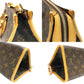 Louis Vuitton Popincourt Monogram Canvas Leather Handbag