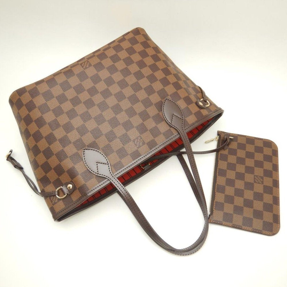 Louis Vuitton Damier Neverfull PM Ebene Tote Bag Brown