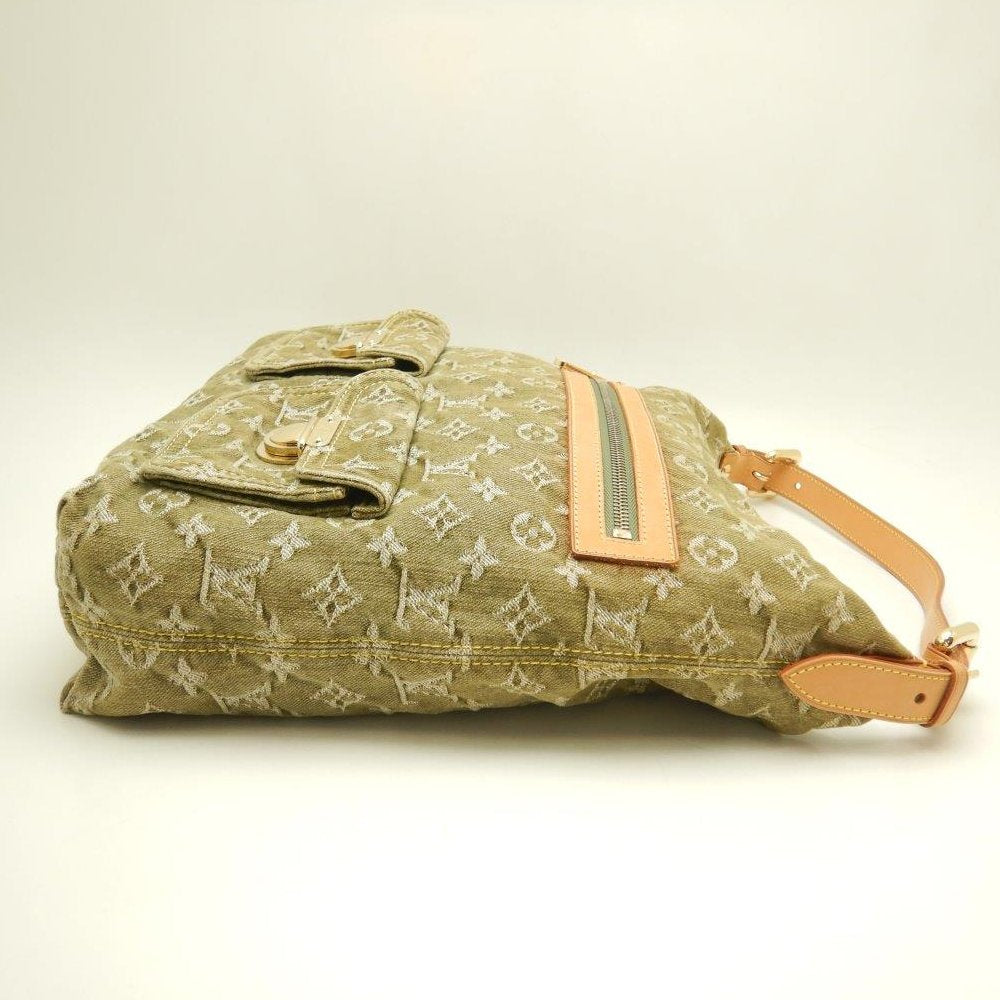 Louis Vuitton Monogram Denim Baggy GM Riken Shoulder Bag