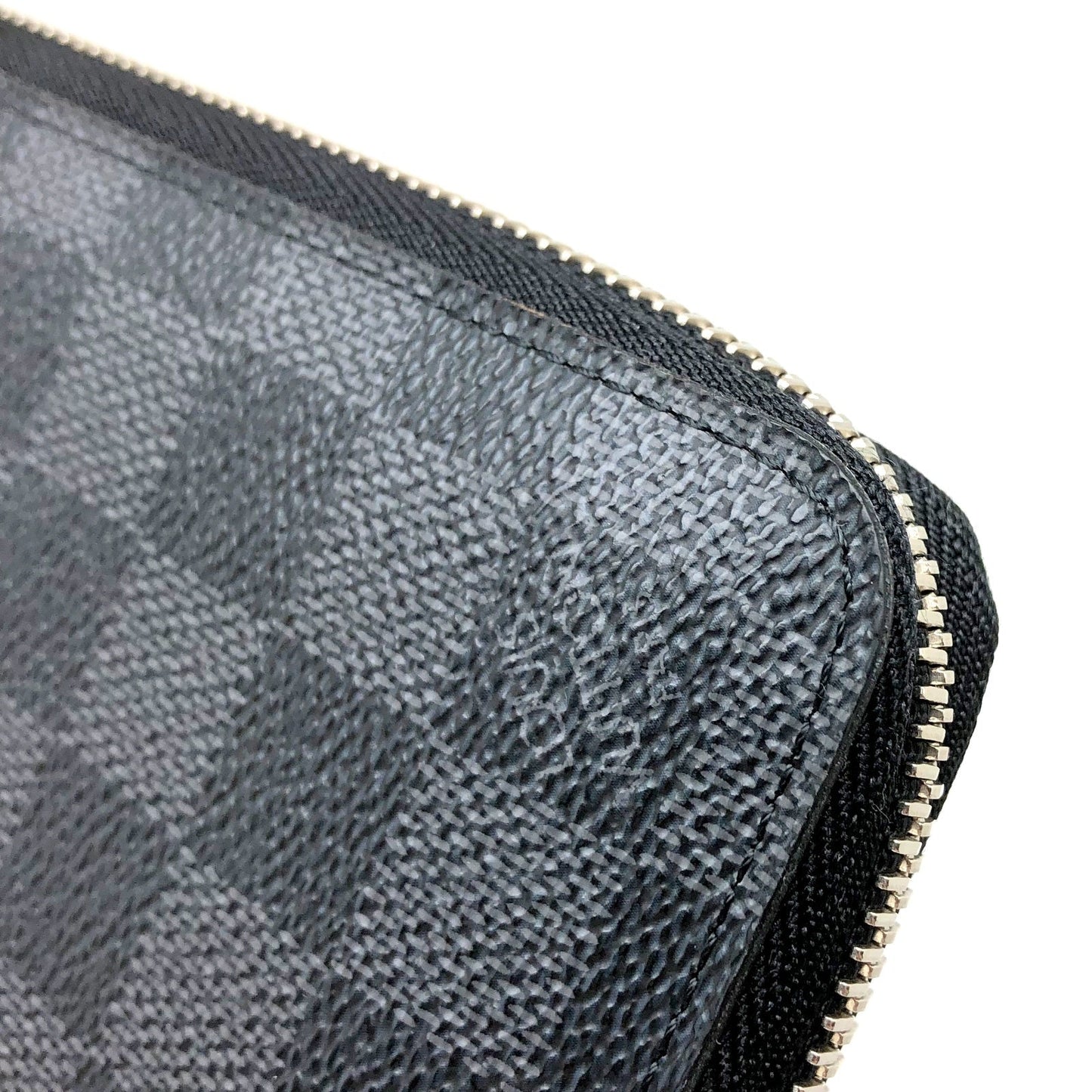 Louis Vuitton Long Wallet Zippy Wallet Vertical Damier Graphite Black