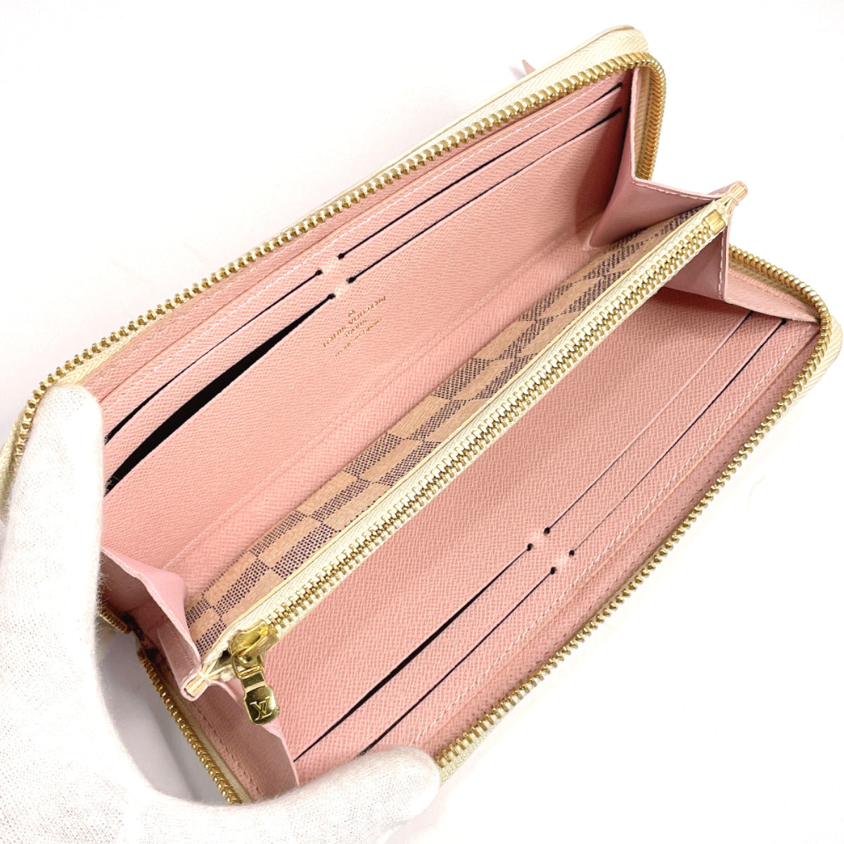 Louis Vuitton Portefeuil Clemence Long Wallet Damier Azur