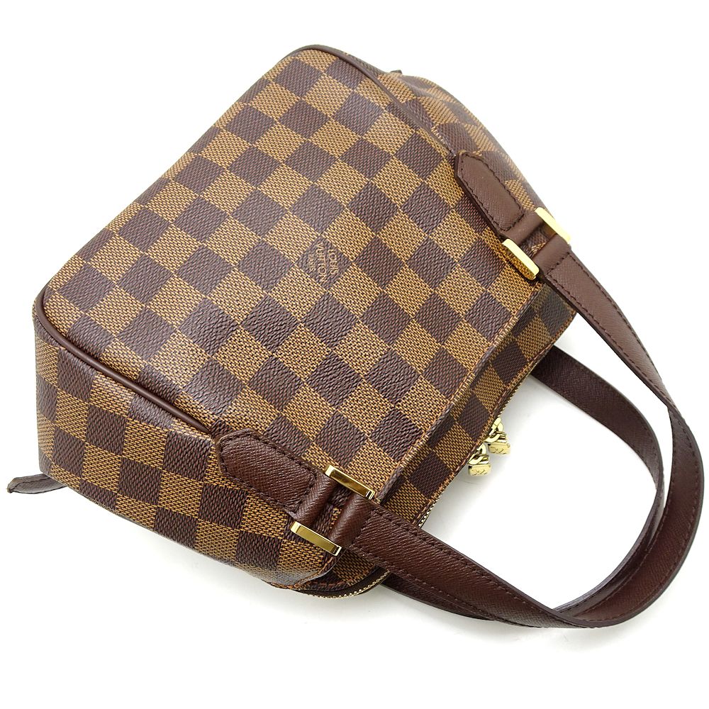 Louis Vuitton Damier Belem PM Ebene Handbag Brown