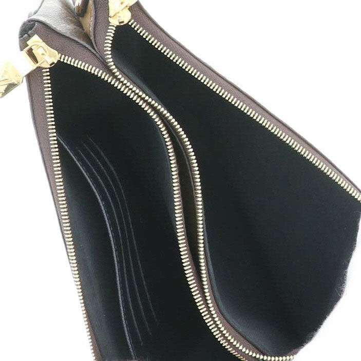 Louis Vuitton Pochette Double Zip Bag Shoulder Bag Reverse Monogram