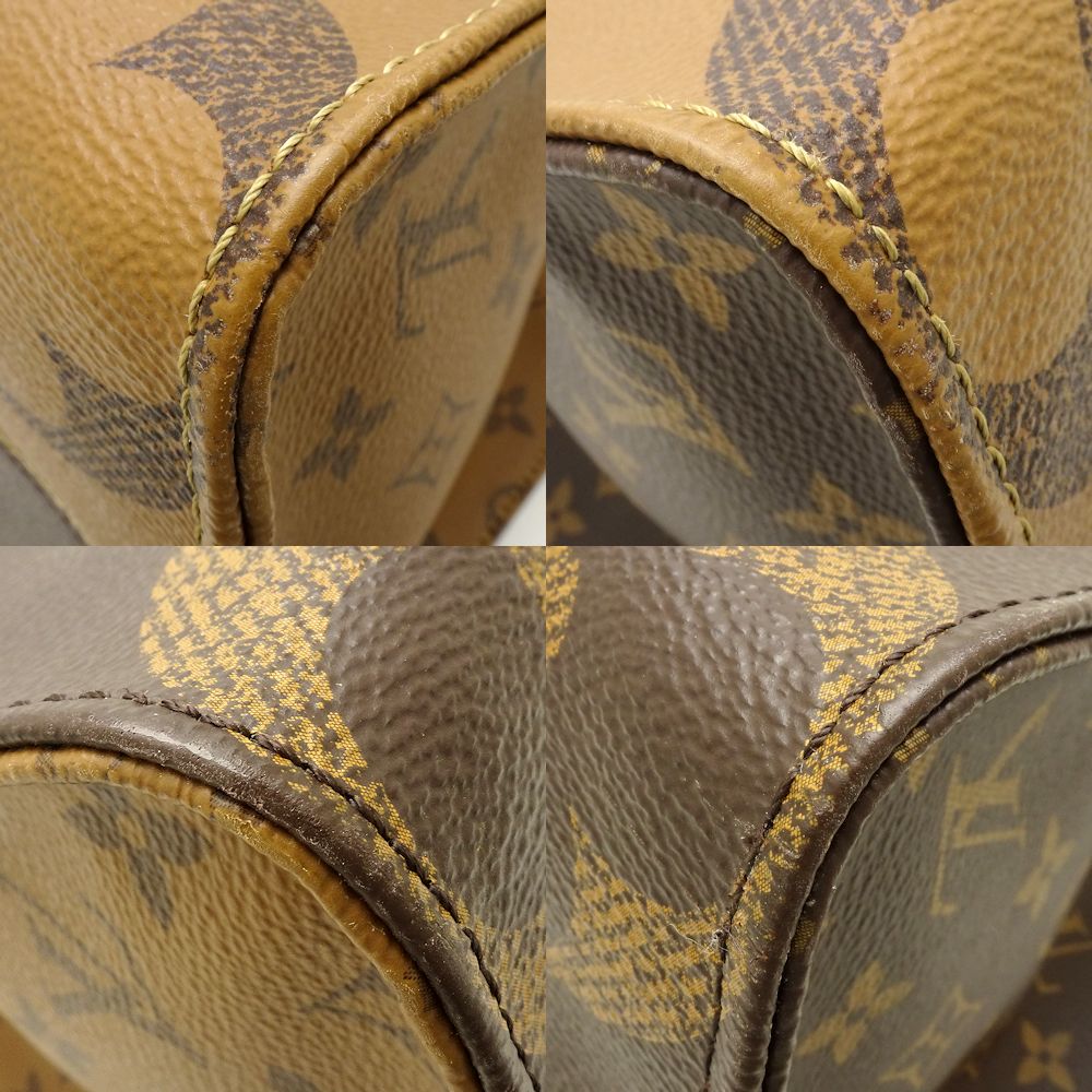 Louis Vuitton Monogram Giant Reverse On The Go MM Brown