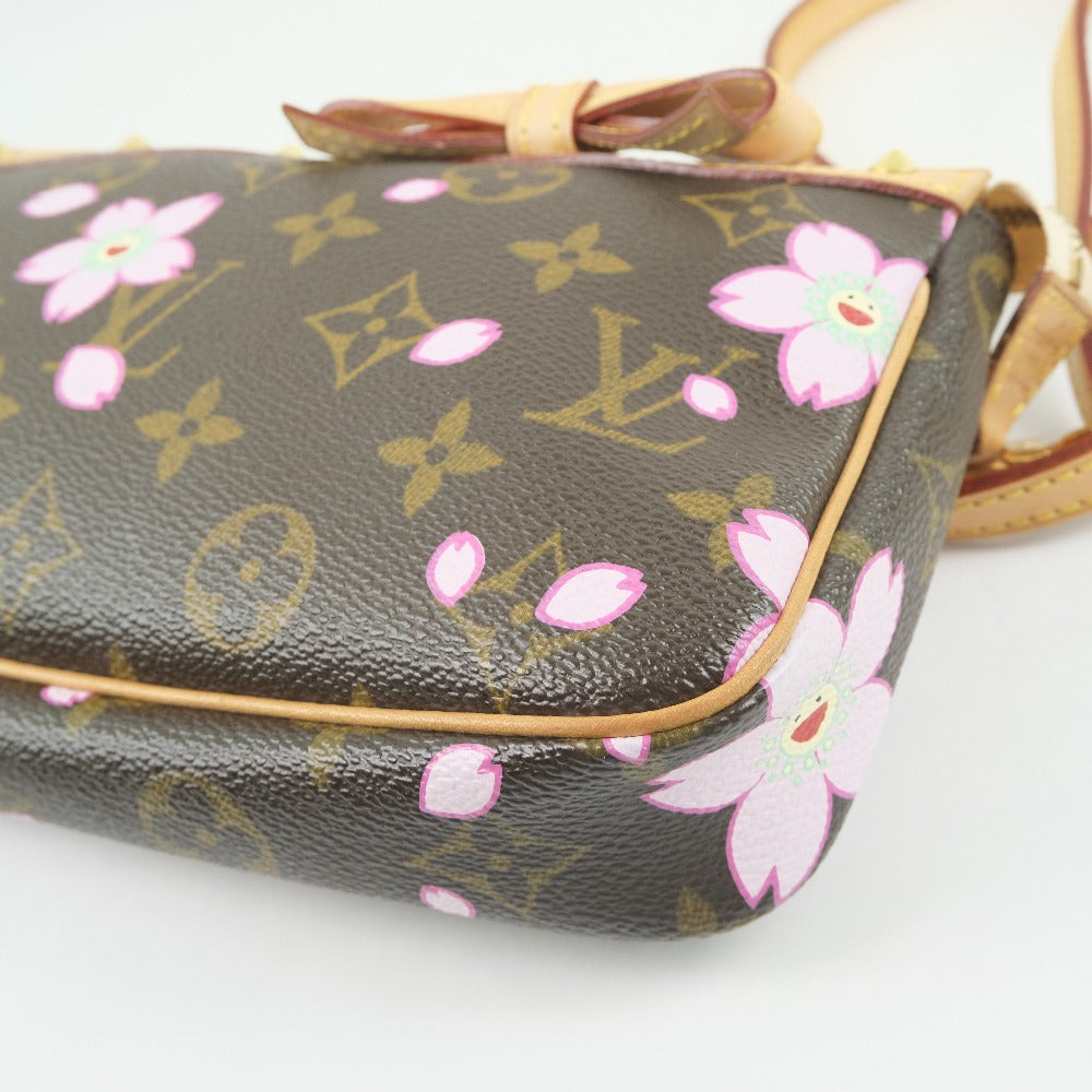 Louis Vuitton Pochette Accessoire Shoulder Bag Pochette Cherry Blossom Monogram Multicolor