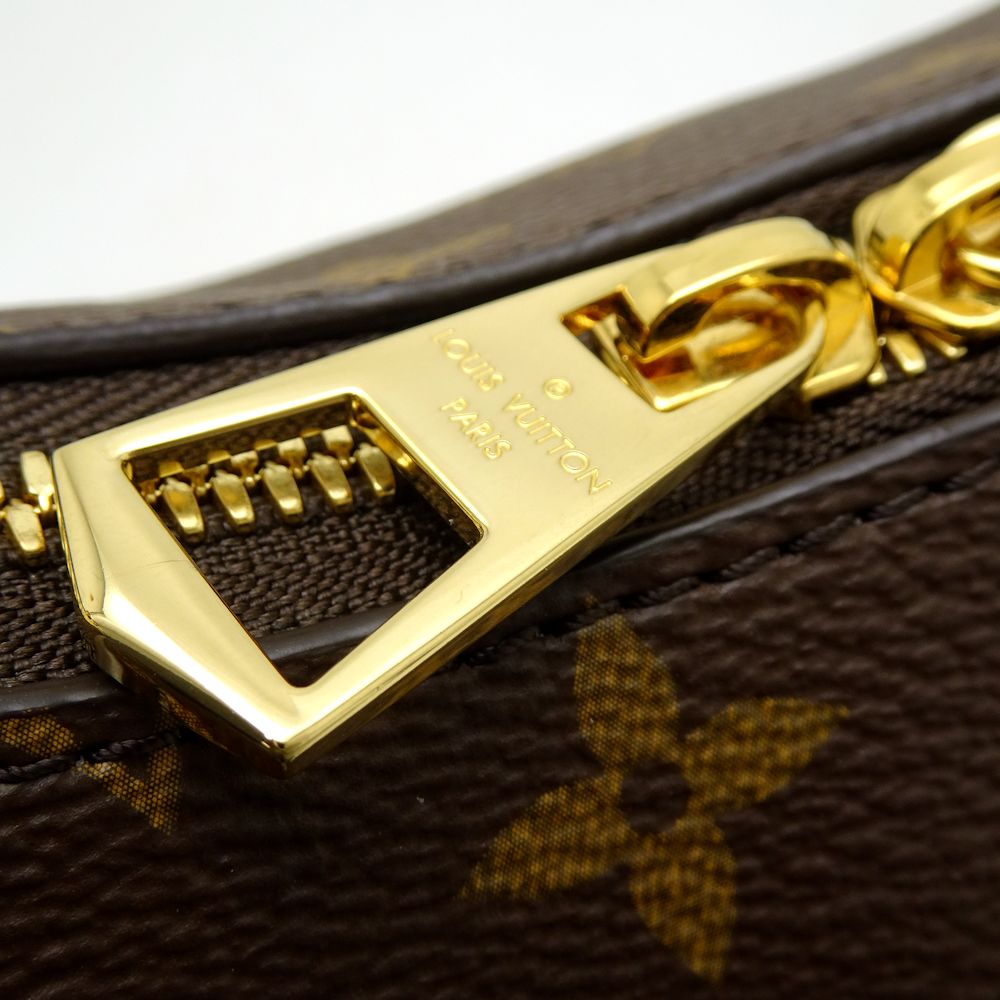 Louis Vuitton Monogram  Boulogne NM Shoulder Bag Brown x Noir