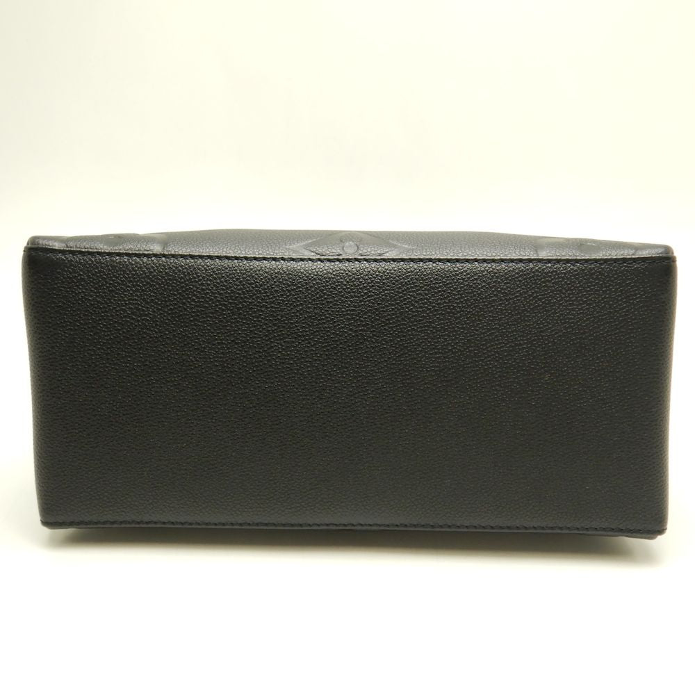 Louis Vuitton Petit Palais PM Monogram Implant Handbag Black