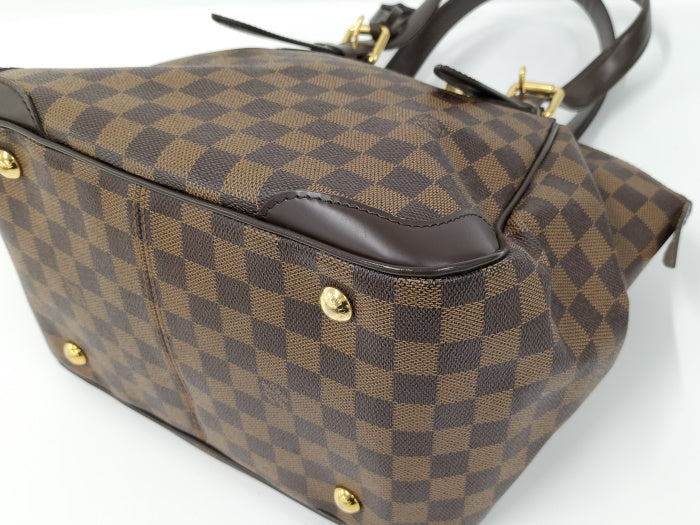 Louis Vuitton Verona MM Handbag Damier Ebene Brown