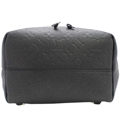 Louis Vuitton Monogram Implant Montsouris PM Rucksack Backpack Noir Black