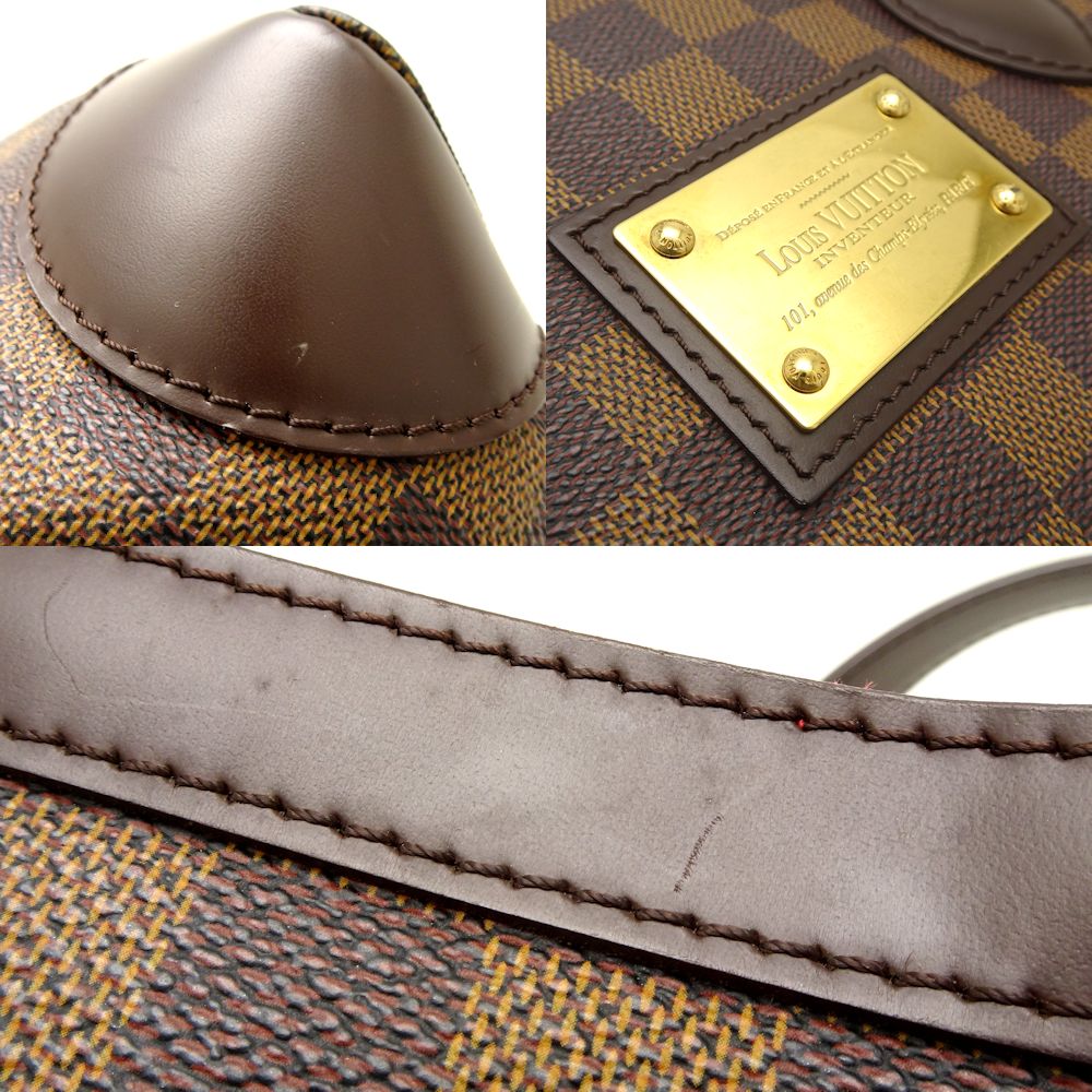 Louis Vuitton Damier Hampstead PM Tote Bag Ebene Brown