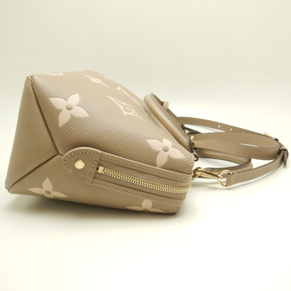 Louis Vuitton Petit Palais PM Handbag Bicolor Tourtrell Creme