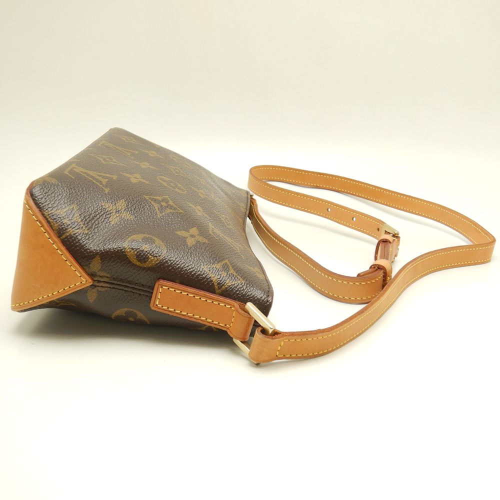 Louis Vuitton Monogram Trotter Shoulder Bag Brown