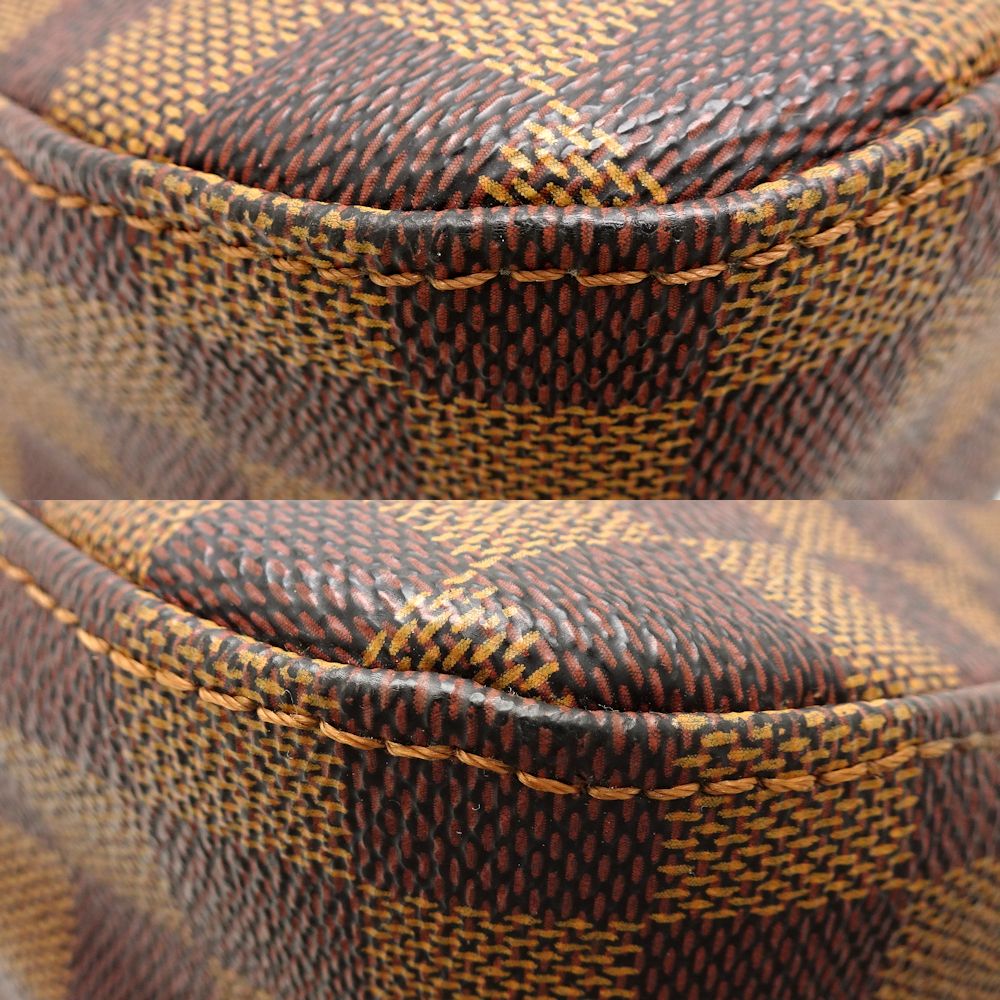 Louis Vuitton Damier Looping MM Shoulder Bag Ebene