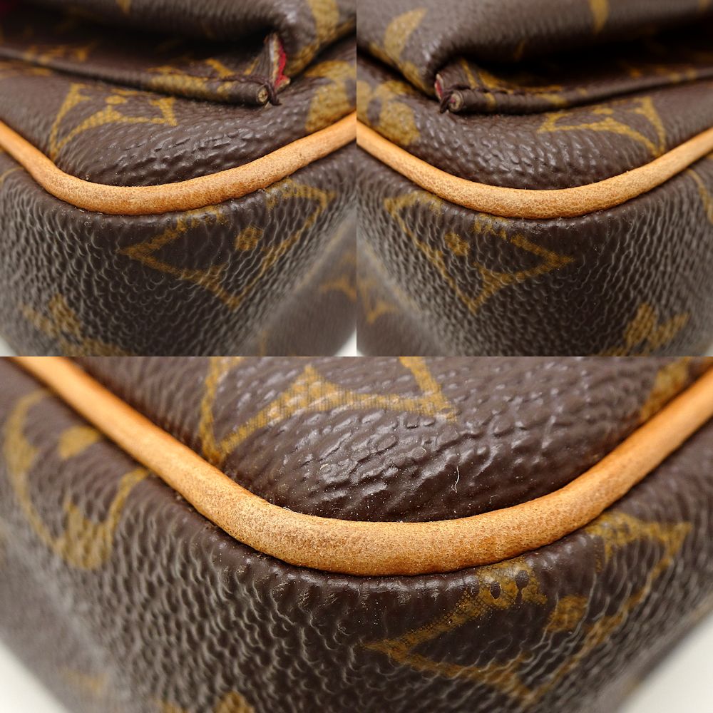 Louis Vuitton Monogram Viva Cite PM Shoulder Bag Brown