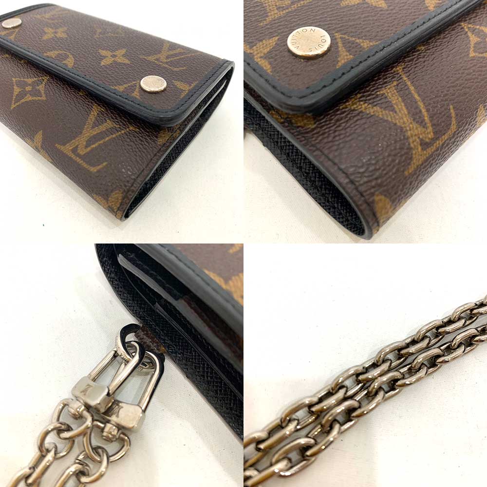 Louis Vuitton Wallet Portefeuille Compact Brown Black Mini Wallet Trifold