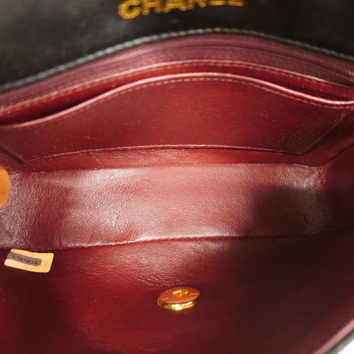 Chanel Shoulder Bag Mini Matelasse Chain Lambskin Black