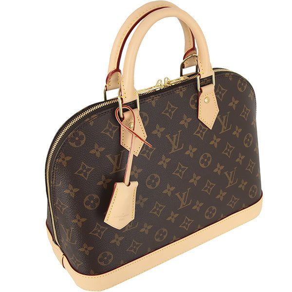 Louis Vuitton Alma PM Handbag Monogram Leather Brown