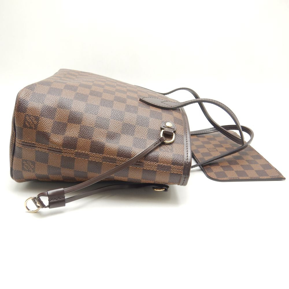 Louis Vuitton Damier Neverfull PM Tote Bag Brown