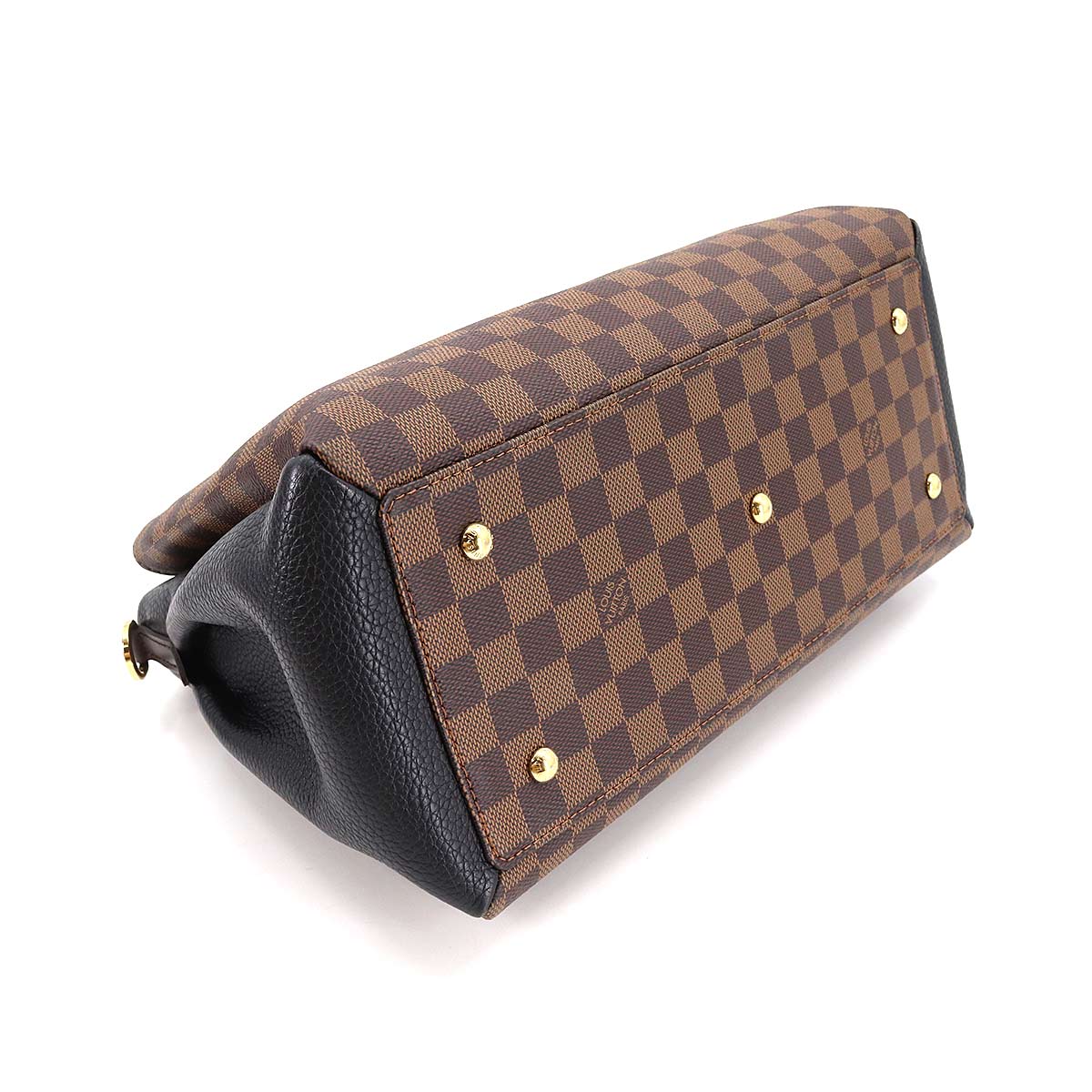 Louis Vuitton Damier Normandy 2 Way Hand Shoulder Bag Ebene Noir