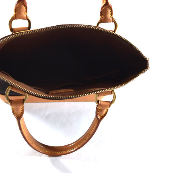 Louis Vuitton Lockit Monogram Handbag Brown