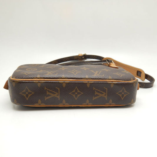 Louis Vuitton Monogram Marly Bandouliere Crossbody Shoulder Bag Brown