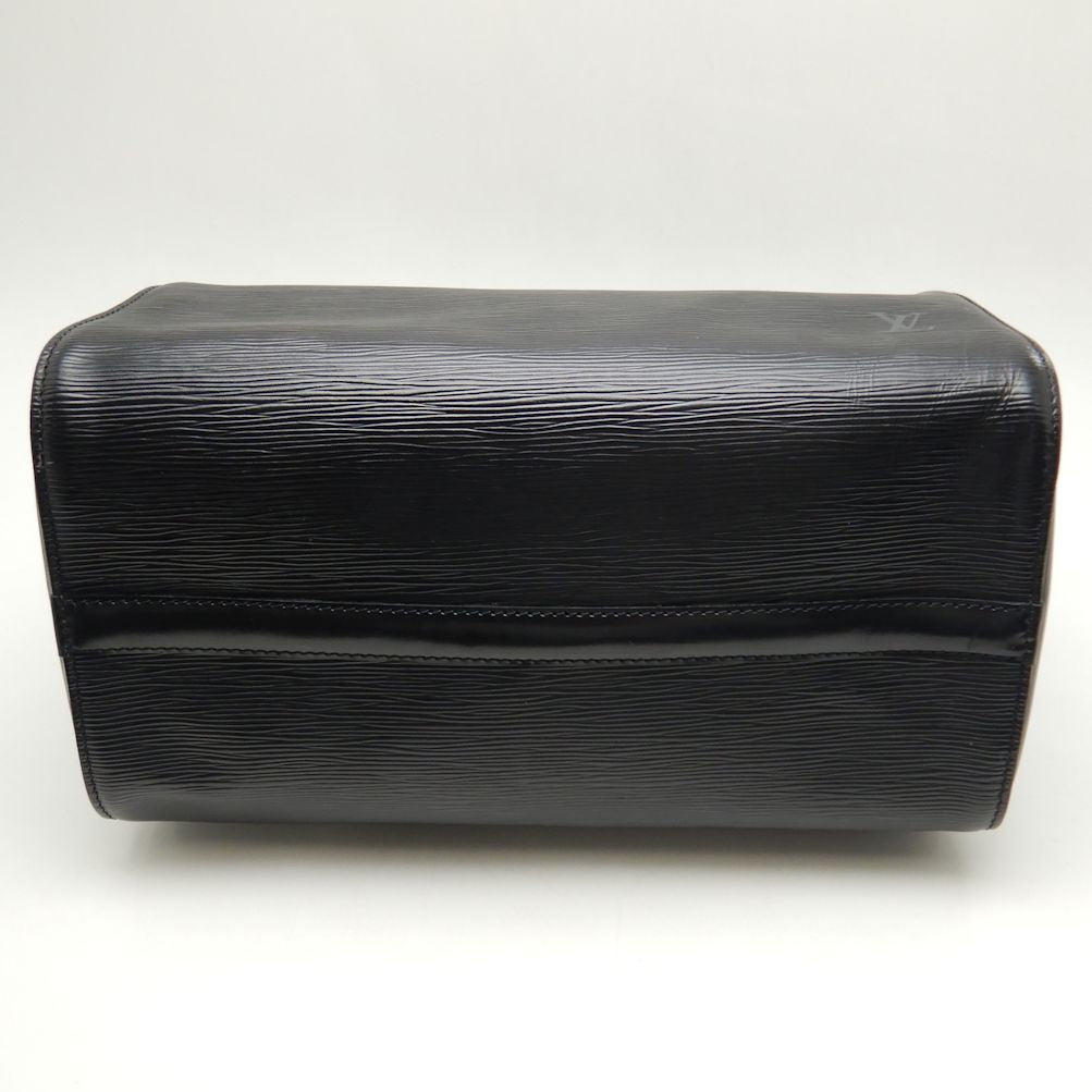 Louis Vuitton Epi Speedy 30 Handbag Noir