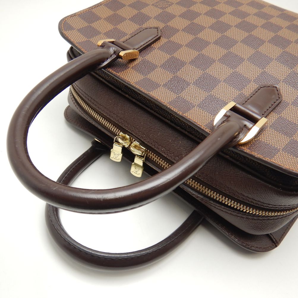 Louis Vuitton Damier Triana Handbag Ebene