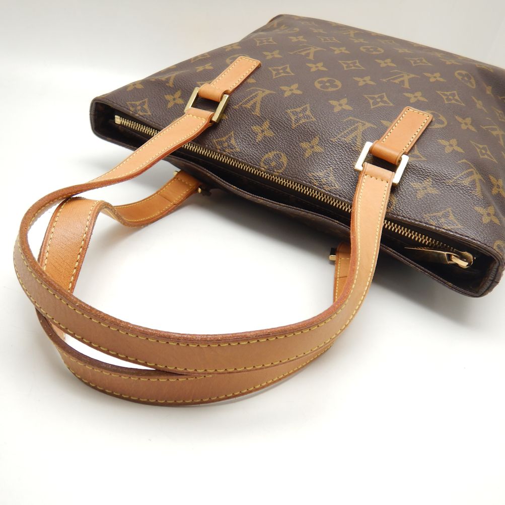 Louis Vuitton Monogram Tote Bag Brown
