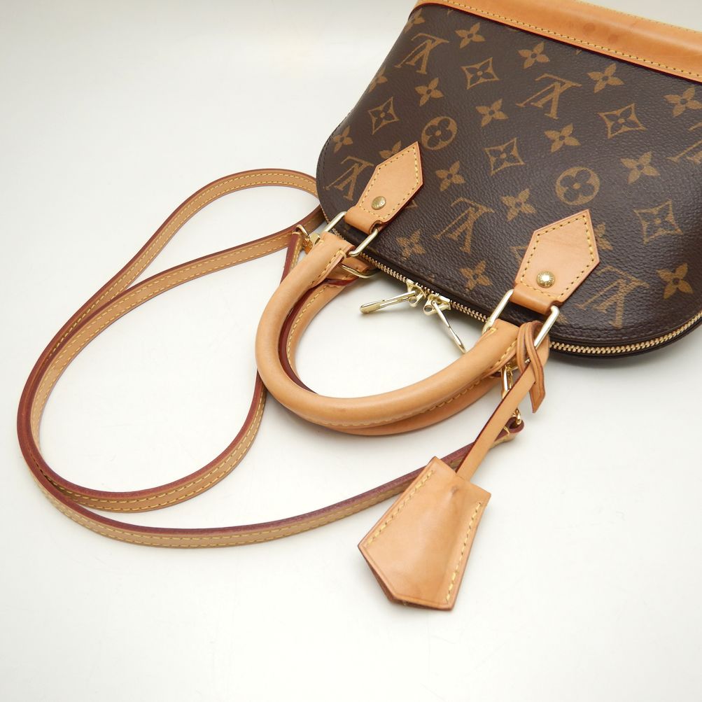 Louis Vuitton Monogram Alma BB Handbag Brown