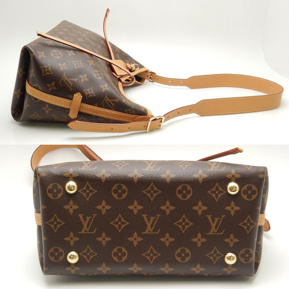 Louis Vuitton Monogram Carryall NM PM Shoulder Bag Brown