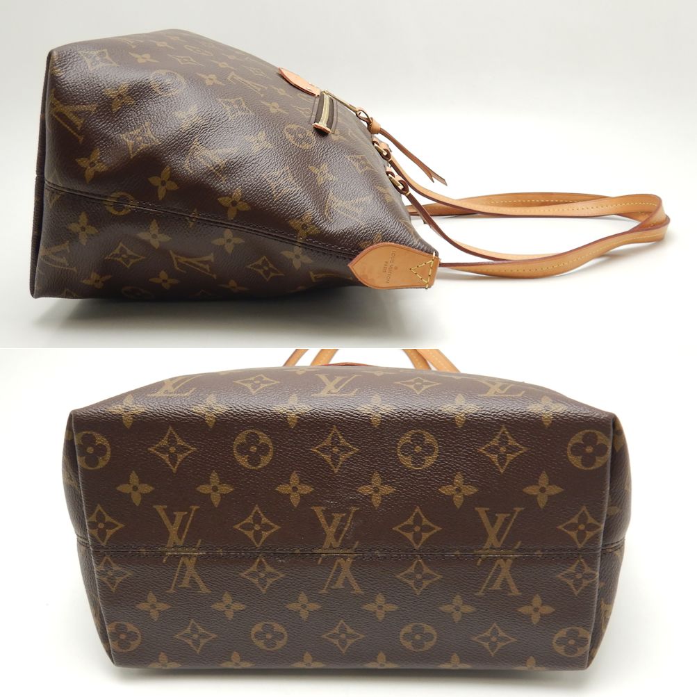 Louis Vuitton Monogram Shoulder Bag Tote Brown
