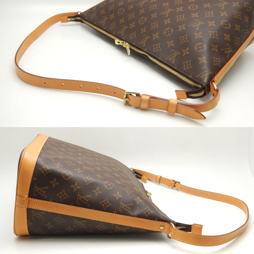 Louis Vuitton Monogram Shoulder Bag Brown