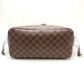 Louis Vuitton Damier Neverfull MM Tote Bag Brown