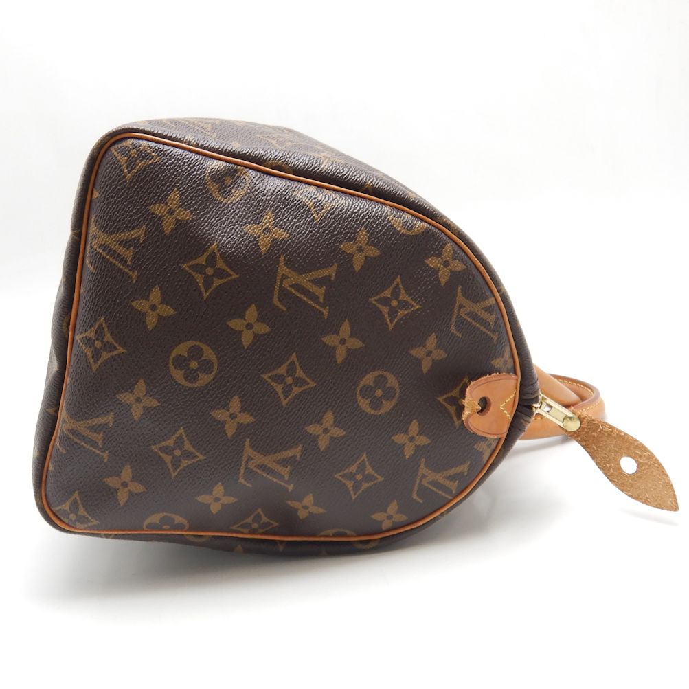 Louis Vuitton Monogram Speedy 30 Handbag Brown