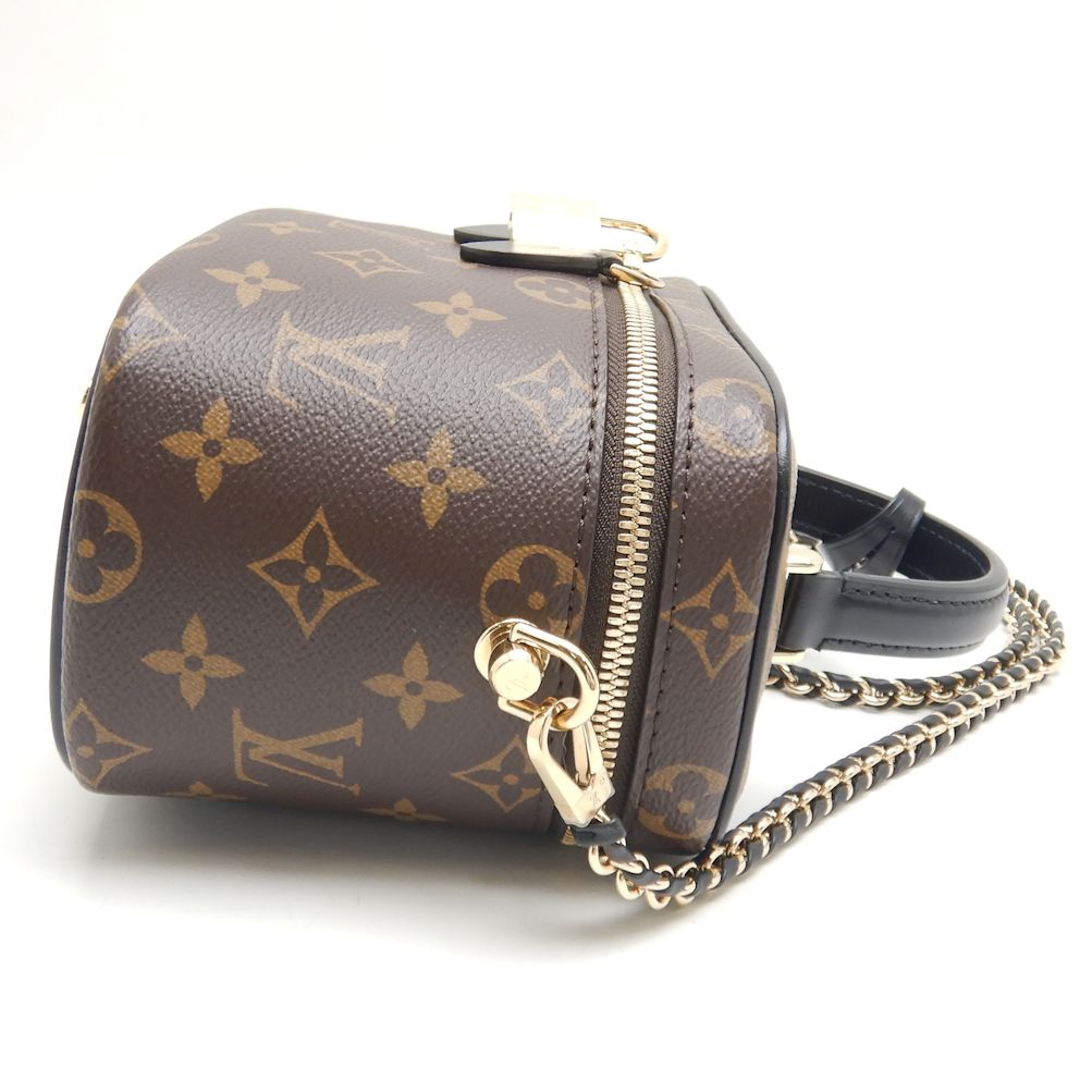 Louis Vuitton Vanity PM Handbag Monogram Reverse Brown