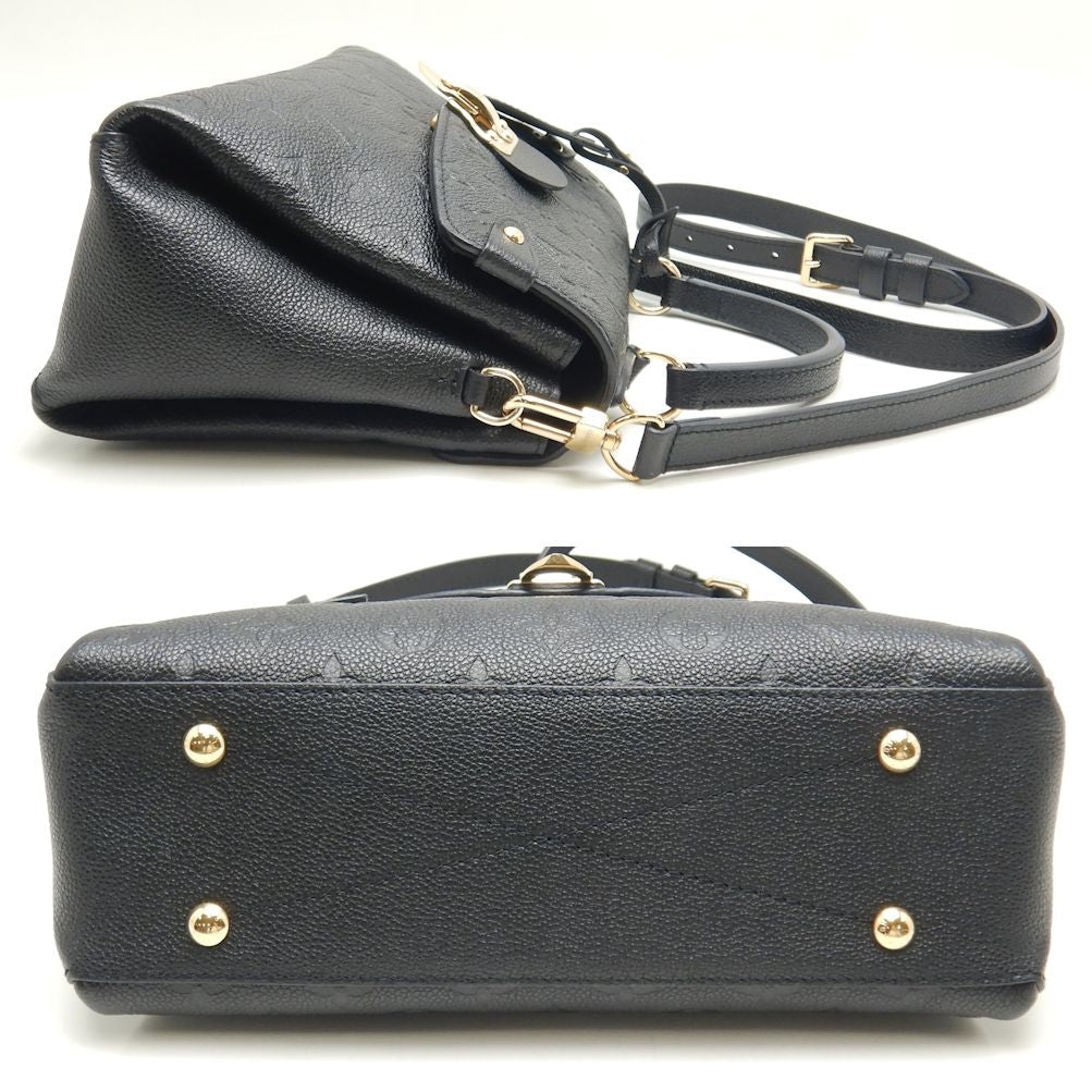 Louis Vuitton Georges BB Handbag Emplant 2WAY Noir