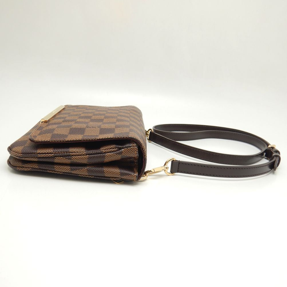 Louis Vuitton Damier Hoxton PM Shoulder Bag Brown