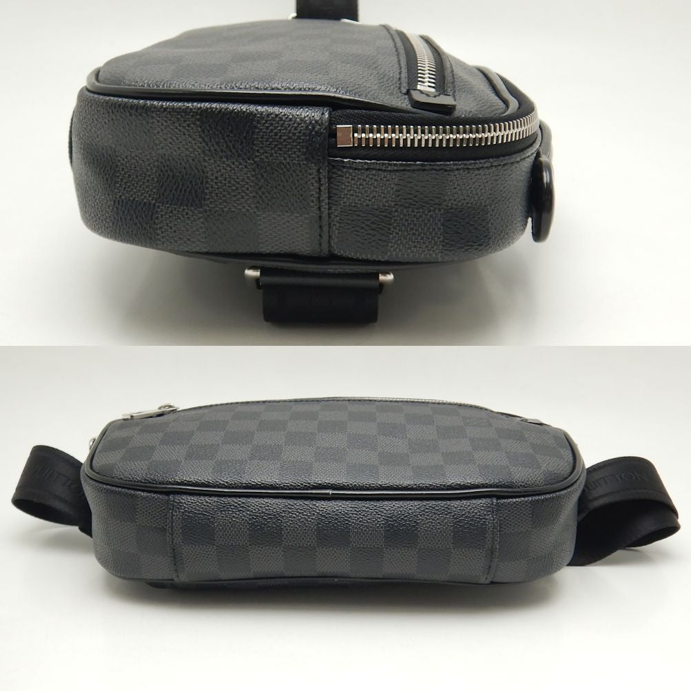 Louis Vuitton Damier Graphite Ambrel Waist Bag Black