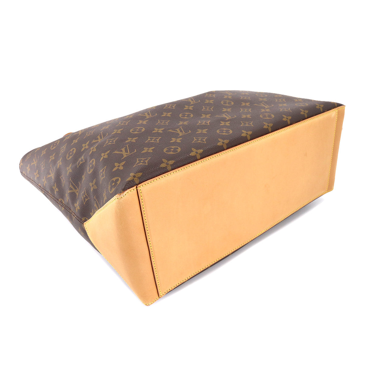Louis Vuitton Monogram Cover Alto Tote Bag Brown Gold Hardware