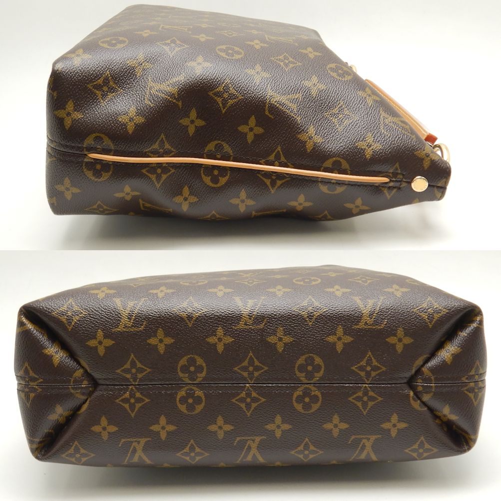 Louis Vuitton Monogram Sully PM Shoulder Bag Brown
