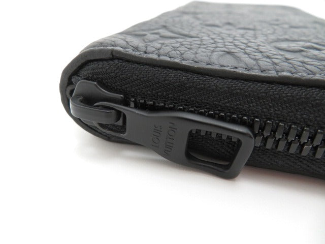 Louis Vuitton Long Wallet Zippy Wallet Vertical Taurillon Noir