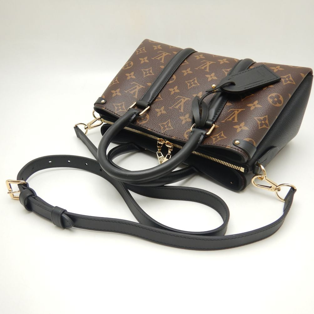 Louis Vuitton Monogram Soufflot BB Handbag Brown