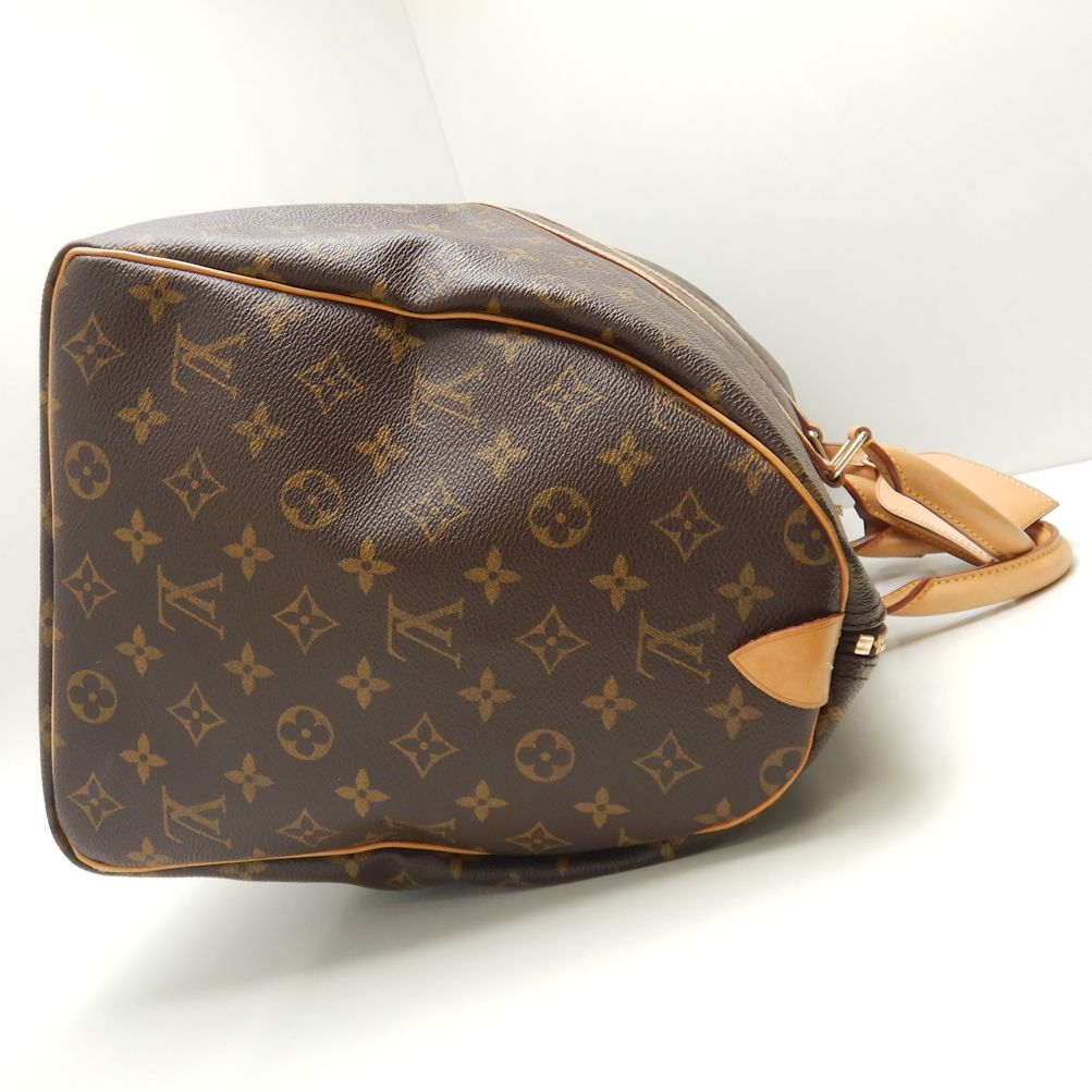 Louis Vuitton Monogram Keepall 50 Boston Bag Brown