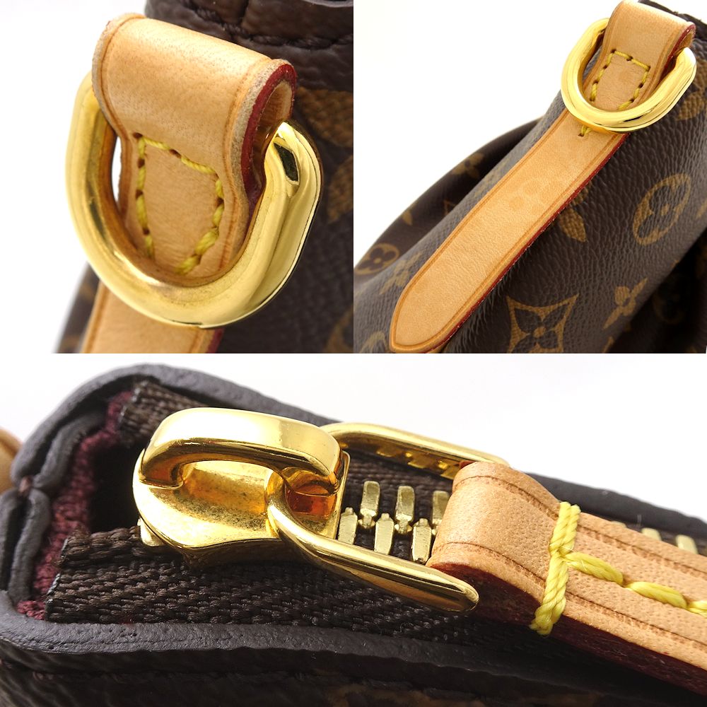 Louis Vuitton Monogram Turenne PM Shoulder Bag Brown