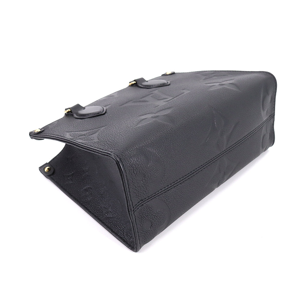 Louis Vuitton Monogram Emplant Onthego PM 2way Tote Shoulder Bag Noir