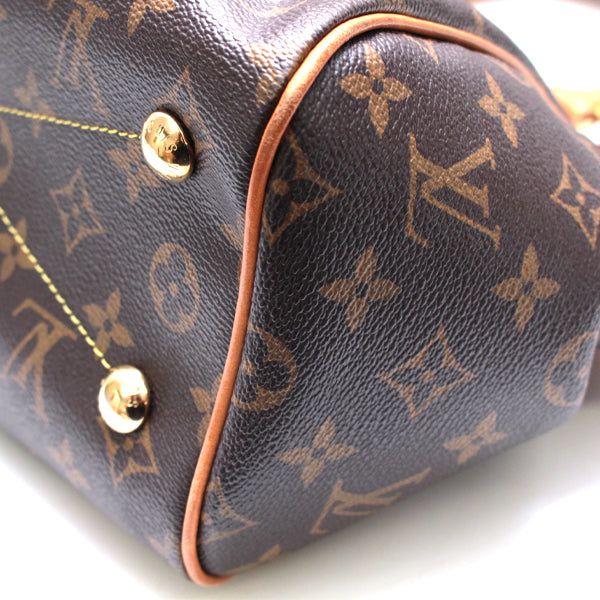 Louis Vuitton Tipoli PM Monogram Handbag Brown