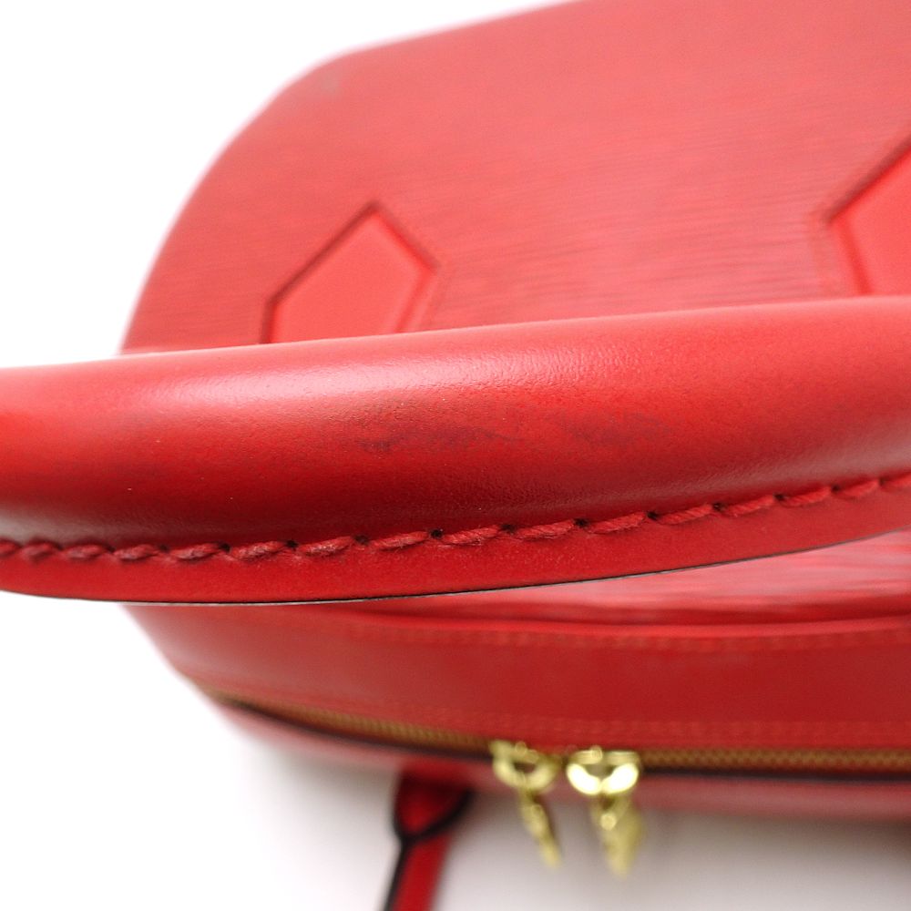 Louis Vuitton Epi Sablon Handbag Castilian Red