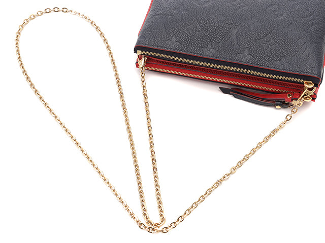 Louis Vuitton Monogram Implant Marine Rouge Pochette