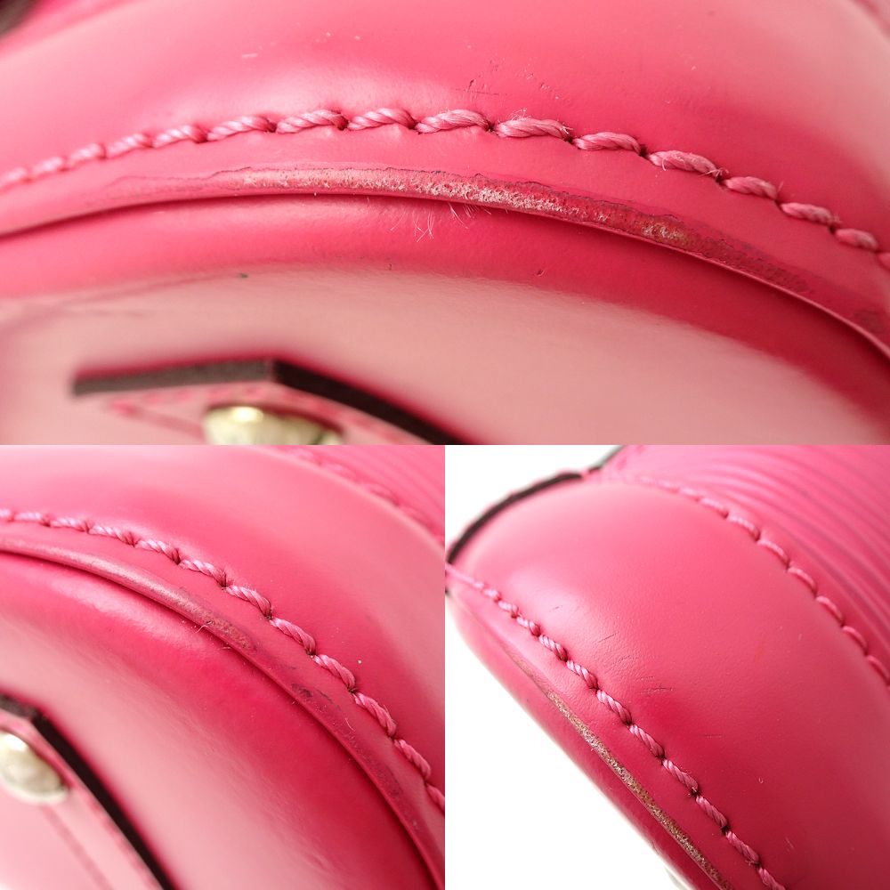 Louis Vuitton Epi Alma BB 2Way Bag Hot Pink
