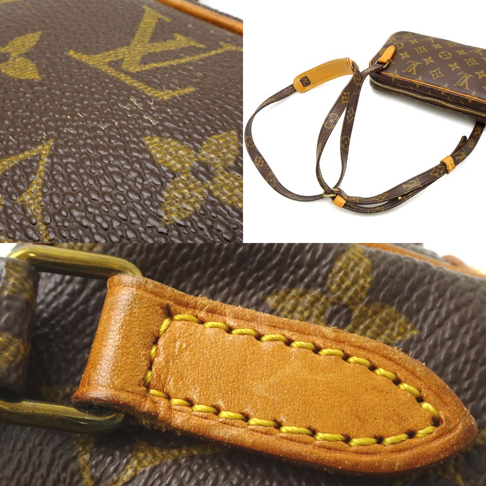 Louis Vuitton Monogram Marly Bandouliere Crossbody Brown